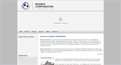 Desktop Screenshot of bharatcorp.com